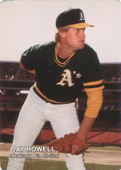 1987 Mother's Cookies Oakland Athletics #25 Jay Howell Front