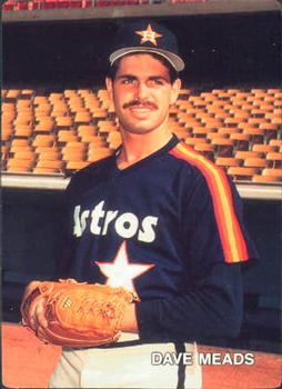 1987 Mother's Cookies Houston Astros #17 Dave Meads Front