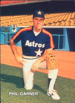 1987 Mother's Cookies Houston Astros #6 Phil Garner Front