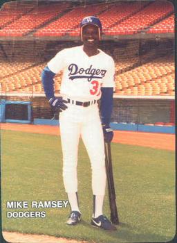 1987 Mother's Cookies Los Angeles Dodgers #11 Mike Ramsey Front