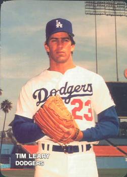 1987 Mother's Cookies Los Angeles Dodgers #21 Tim Leary Front