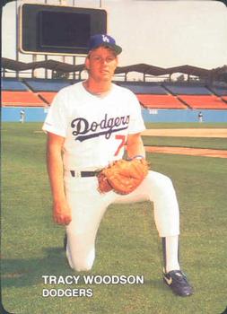 1987 Mother's Cookies Los Angeles Dodgers #22 Tracy Woodson Front