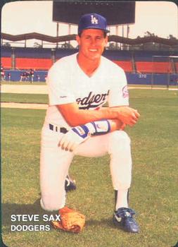 1987 Mother's Cookies Los Angeles Dodgers #3 Steve Sax Front