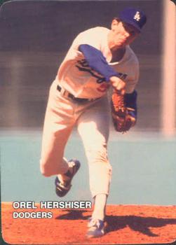 1987 Mother's Cookies Los Angeles Dodgers #6 Orel Hershiser Front