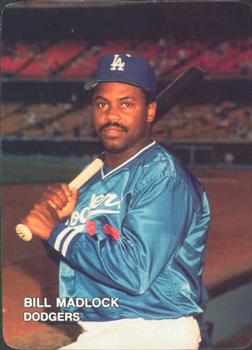 1987 Mother's Cookies Los Angeles Dodgers #8 Bill Madlock Front