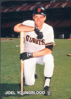 1987 Mother's Cookies San Francisco Giants #20 Joel Youngblood Front