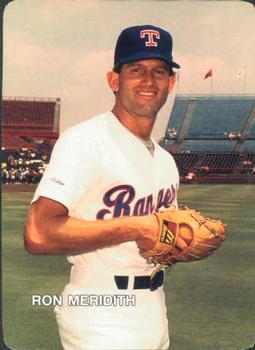 1987 Mother's Cookies Texas Rangers #16 Ron Meridith Front