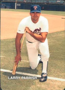 1987 Mother's Cookies Texas Rangers #5 Larry Parrish Front