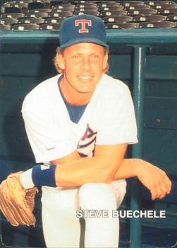 1987 Mother's Cookies Texas Rangers #7 Steve Buechele Front