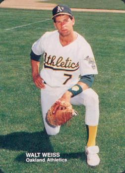 1988 Mother's Cookies Oakland Athletics #11 Walt Weiss Front