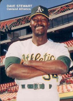 1988 Mother's Cookies Oakland Athletics #3 Dave Stewart Front