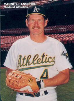 1988 Mother's Cookies Oakland Athletics #6 Carney Lansford Front
