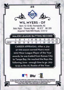 2014 Topps Museum Collection #25 Wil Myers Back
