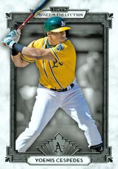 2014 Topps Museum Collection #27 Yoenis Cespedes Front