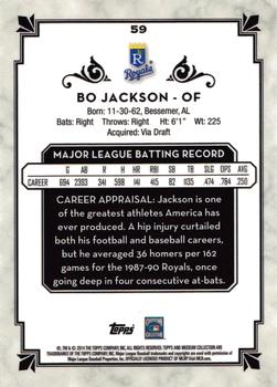 2014 Topps Museum Collection #59 Bo Jackson Back