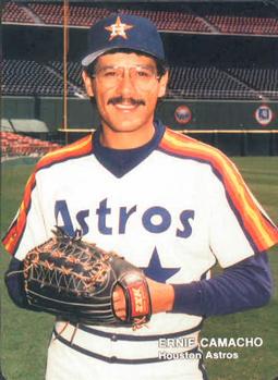 1988 Mother's Cookies Houston Astros #16 Ernie Camacho Front