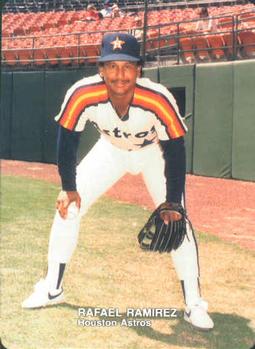 1988 Mother's Cookies Houston Astros #17 Rafael Ramirez Front