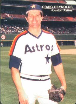 1988 Mother's Cookies Houston Astros #19 Craig Reynolds Front