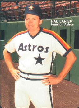 1988 Mother's Cookies Houston Astros #1 Hal Lanier Front