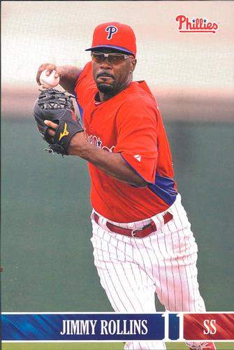 2013 Philadelphia Phillies Photocards #30 Jimmy Rollins Front