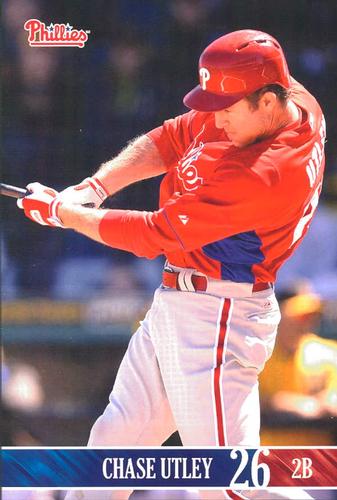 2013 Philadelphia Phillies Photocards #36 Chase Utley Front