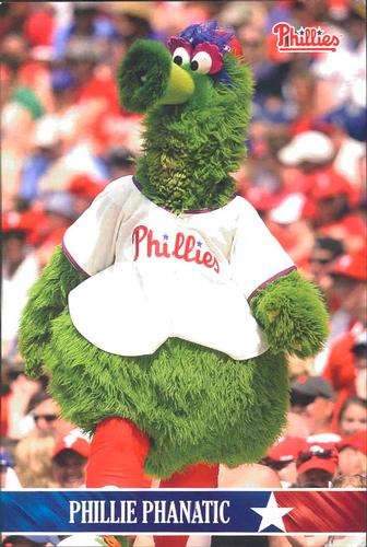 2013 Philadelphia Phillies Photocards #41 Phillie Phanatic Front