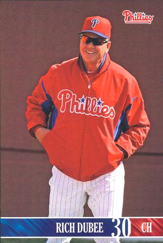 2013 Philadelphia Phillies Photocards #8 Rich Dubee Front