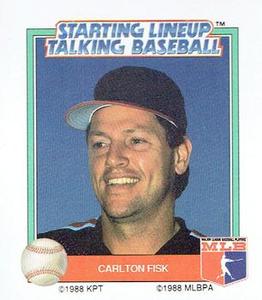 1988 Parker Brothers Starting Lineup Talking Baseball All-Stars #12 Carlton Fisk Front