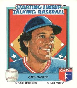 1988 Parker Bros. Starting Lineup Talking Baseball New York Mets #11 Gary Carter Front
