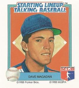 1988 Parker Bros. Starting Lineup Talking Baseball New York Mets #19 Dave Magadan Front