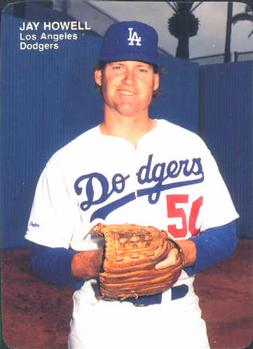 1988 Mother's Cookies Los Angeles Dodgers #16 Jay Howell Front