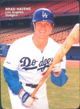 1988 Mother's Cookies Los Angeles Dodgers #22 Brad Havens Front