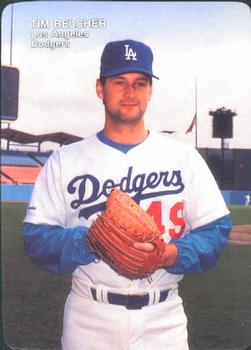 1988 Mother's Cookies Los Angeles Dodgers #23 Tim Belcher Front