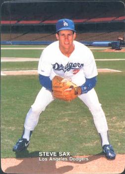 1988 Mother's Cookies Los Angeles Dodgers #3 Steve Sax Front