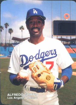 1988 Mother's Cookies Los Angeles Dodgers #7 Alfredo Griffin Front