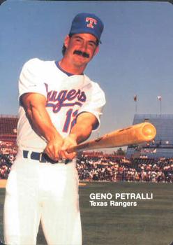 1988 Mother's Cookies Texas Rangers #20 Geno Petralli Front