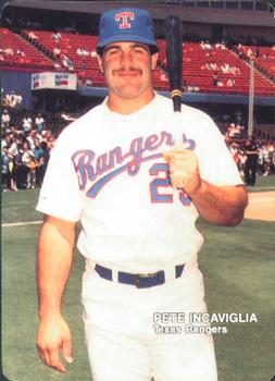 1988 Mother's Cookies Texas Rangers #2 Pete Incaviglia Front