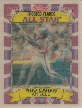 1992 Kellogg's Frosted Flakes All Stars #NNO Rod Carew Front