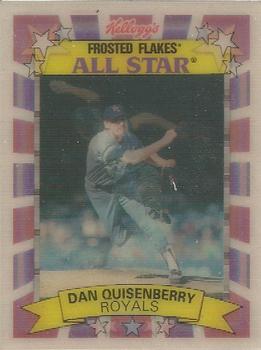 1992 Kellogg's Frosted Flakes All Stars #NNO Dan Quisenberry Front