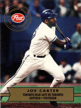 1994 Post Canada Champion Series #1 Joe Carter Front