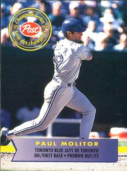 1994 Post Canada Champion Series #2 Paul Molitor Front