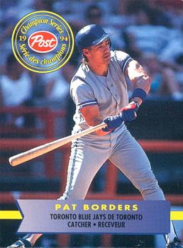 1994 Post Canada Champion Series #7 Pat Borders Front