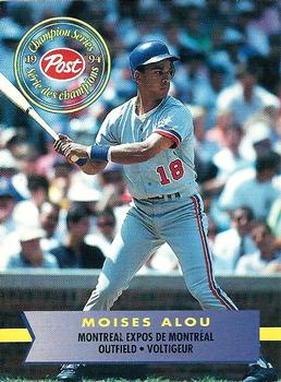 1994 Post Canada Champion Series #9 Moises Alou Front