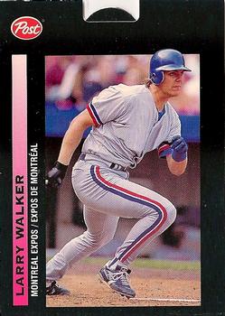 1993 Post Canada Limited Edition #13 Larry Walker Front