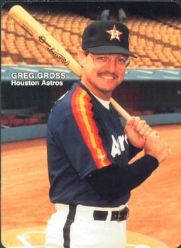 1989 Mother's Cookies Houston Astros #12 Greg Gross Front