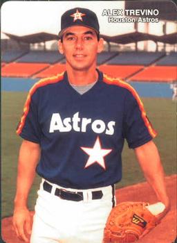 1989 Mother's Cookies Houston Astros #17 Alex Trevino Front