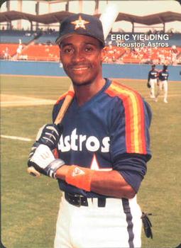 1989 Mother's Cookies Houston Astros #21 Eric Yelding Front