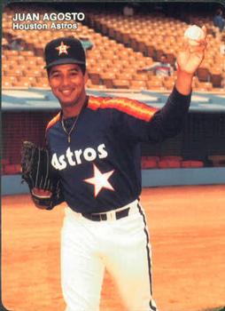 1989 Mother's Cookies Houston Astros #23 Juan Agosto Front
