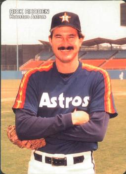 1989 Mother's Cookies Houston Astros #24 Rick Rhoden Front