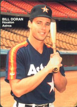 1989 Mother's Cookies Houston Astros #4 Bill Doran Front